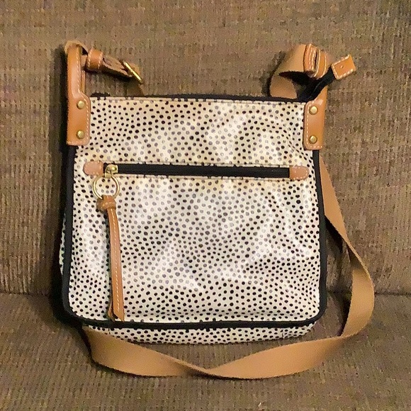 Fossil animal print ombré shoulder bag, EUC - Picture 2 of 7